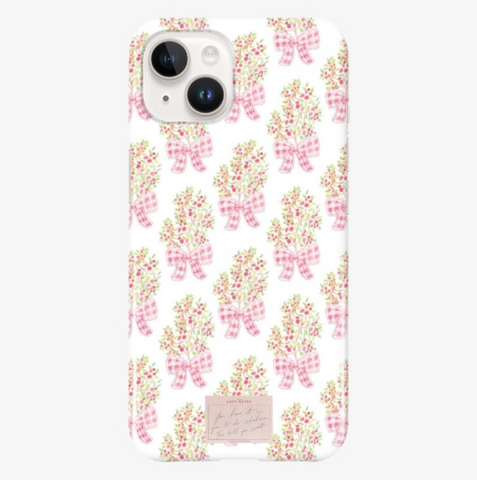 [dear my muse.] Ribbon Flower Bouquet Phone Case