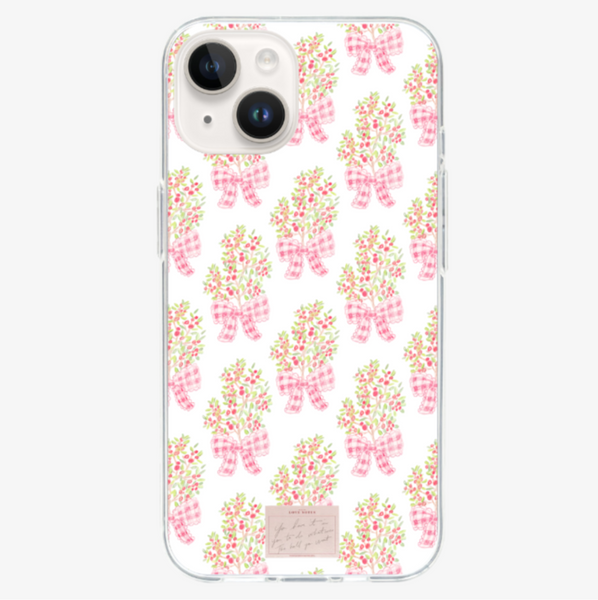 [dear my muse.] Ribbon Flower Bouquet Phone Case