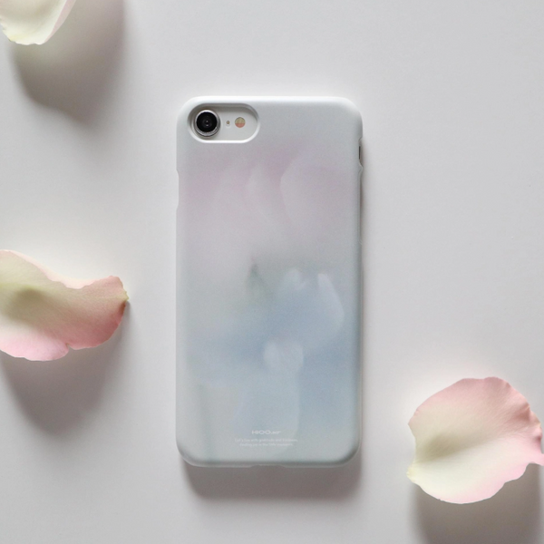 [hioo.kr] Soft Delphinium & Ranunculus 02 Matte Hard Phone Case