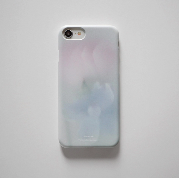 [hioo.kr] Soft Delphinium & Ranunculus 02 Matte Hard Phone Case