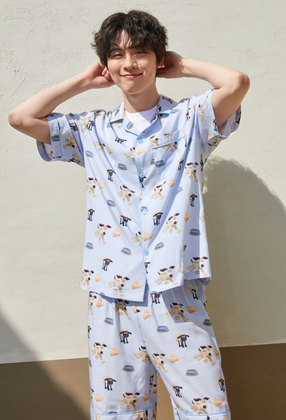 [SPAO x Gromit] Gromit Pajamas (LIGHT BLUE)