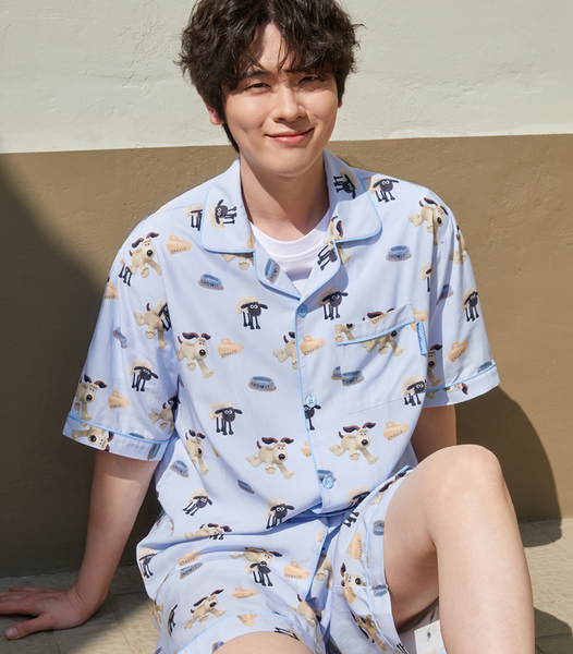 [SPAO x Gromit] Gromit Pajamas (LIGHT BLUE)