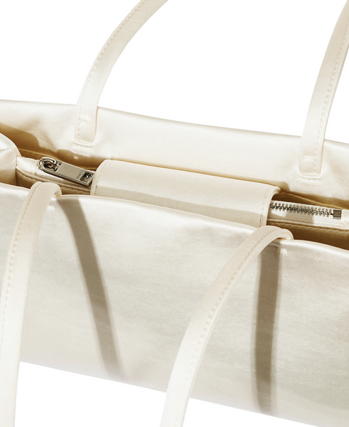 [STAND OIL] Satin Shoulder Bag (Cream)