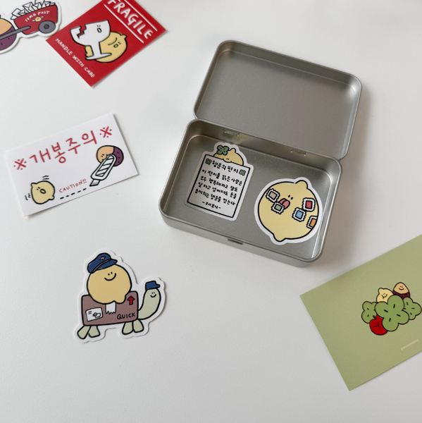 [second morning] SEMO Post Tin Case Sticker Pack (20ea)