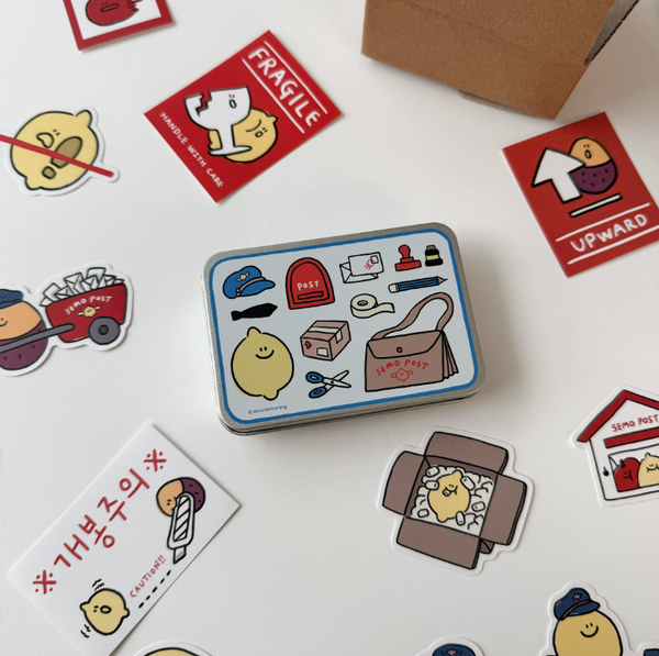 [second morning] SEMO Post Tin Case Sticker Pack (20ea)