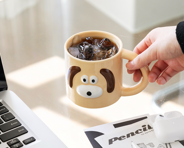 [Brunch Brother] Bunny & Puppy Mug Cup 350ml