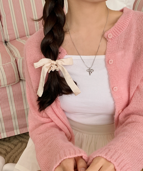 [SOYE PI-NE] Momo Satin Ribbon Scrunchie