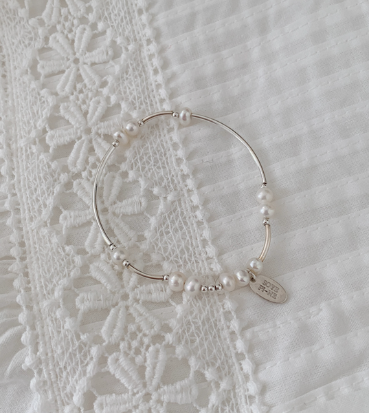 [SOYE PI-NE] Freshwater Pearl Silver Bracelet