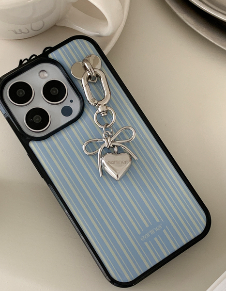 [earliner] Blue Stripe Bumper Iphone Case