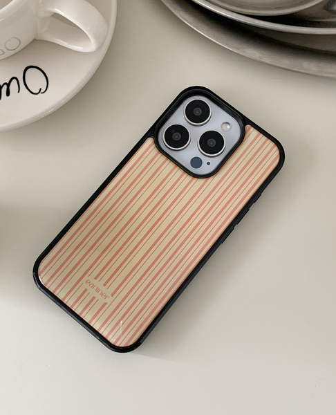 [earliner] Butter Stripe Bumper Iphone Case