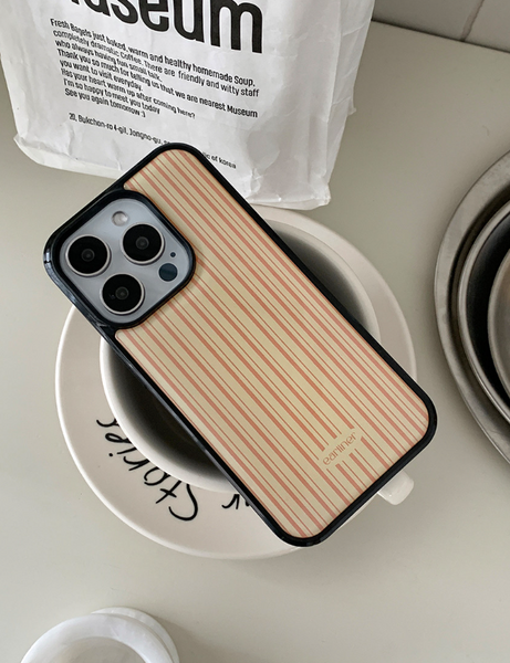 [earliner] Butter Stripe Bumper Iphone Case