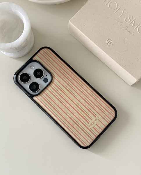 [earliner] Butter Stripe Bumper Iphone Case