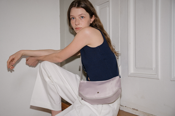 [mucu and ebony] Dulcet Bag (Violet Grey)