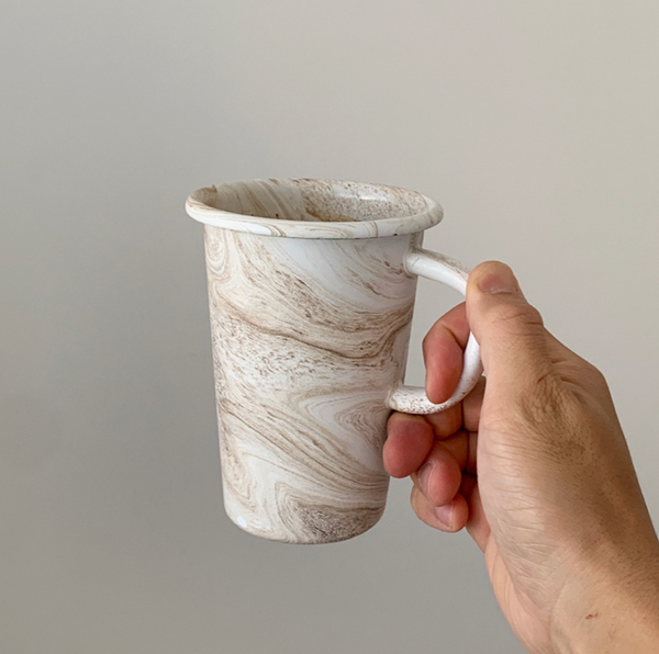 [SINON SHOP] Eding Marble Handle Cup 265ml/ 450ml