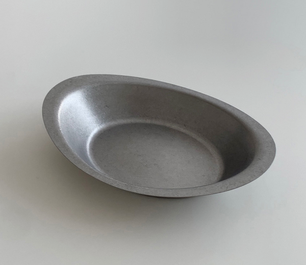 [SINON SHOP] Agueda Vintage Stainless Steel Curry Rice Oval Bowl