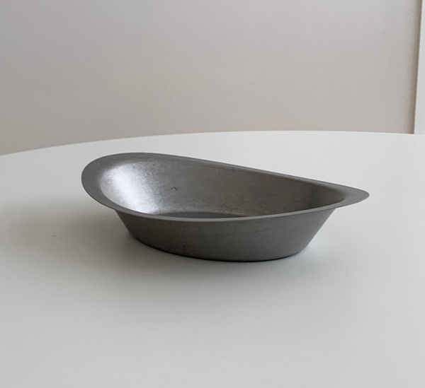 [SINON SHOP] Agueda Vintage Stainless Steel Curry Rice Oval Bowl