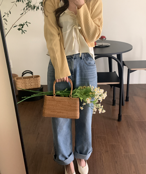 [GIRLS RECIPE] Mild Wide Denim Pants