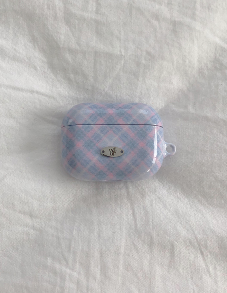 [WATERJEAN] Classic Check Airpods Case