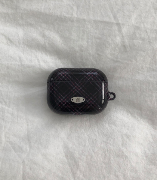 [WATERJEAN] Classic Check Airpods Case