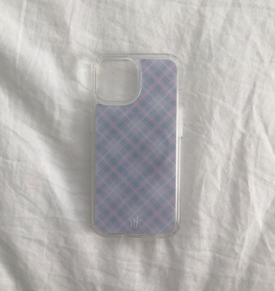 [WATERJEAN] Classic Check Jelly Hard Case