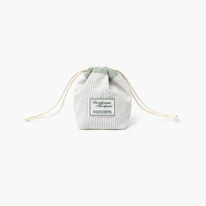 [depound] Stripe Drawstring Pouch (Mint)