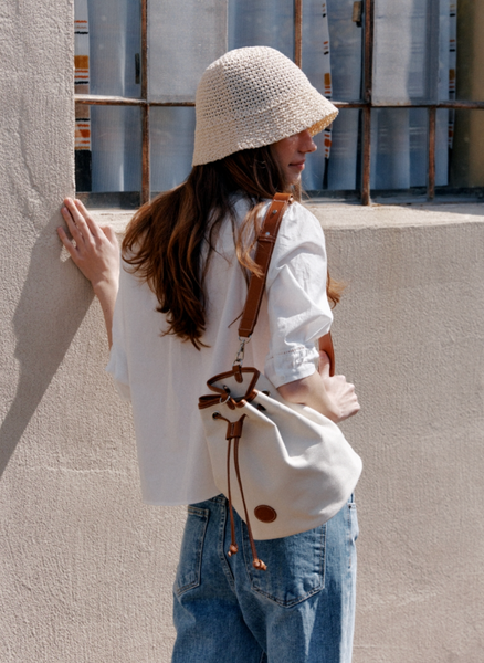 [depound] Lure Bucket Bag (Camel)