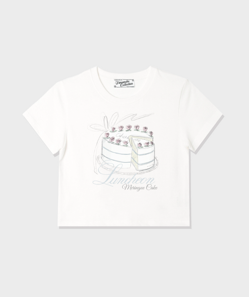 [Dimanche] ROSE CAKE CROP T-SHIRT