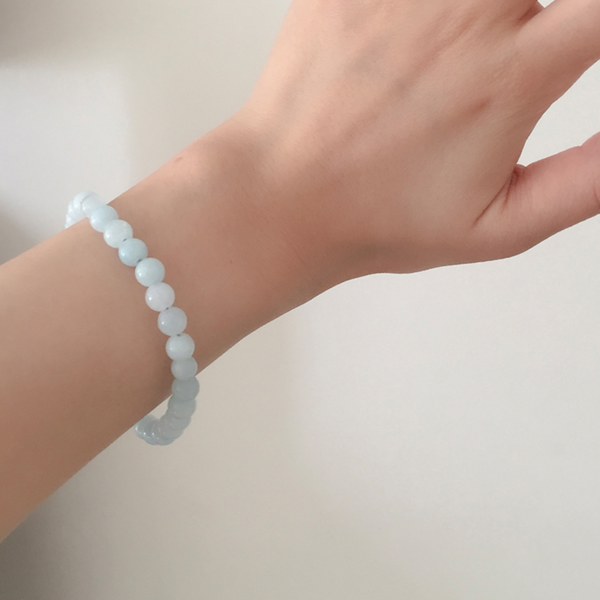 [moat] Aqua Rose Bracelet (silver925)