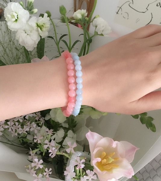 [moat] Aqua Rose Bracelet (silver925)