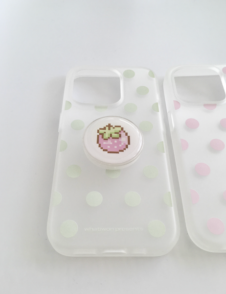 [whatiwon] Dots Ribbon Case