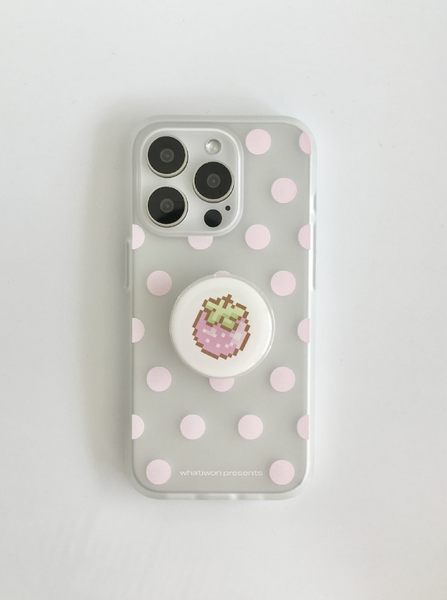 [whatiwon] Dots Ribbon Case