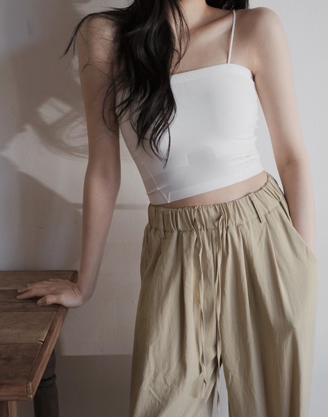 [SLOWAND] ONLY SLOW. Here Summer Pintuck Wide Pants