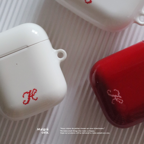 [Malgrecela] Airpods Hard Case - Initial