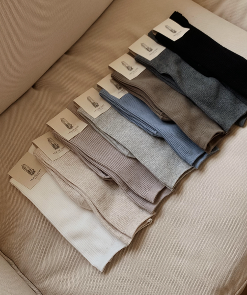 [SLOWAND] # SLOWMADE Daily Long Socks