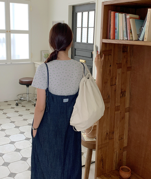 [FROM HEAD TO TOE] *Love From* Louis Bustier Denim Long Dress