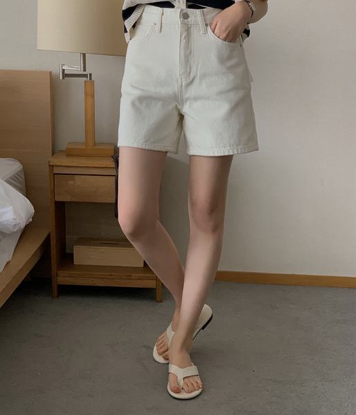 [FROM HEAD TO TOE] *Love From* Fall Herringbone Cotton Shorts