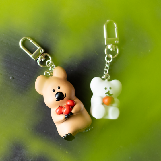 [Dinotaeng] Apple Picking Keychain Quokka / BOBO