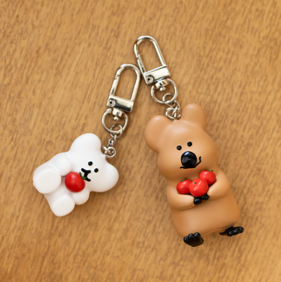 [Dinotaeng] Apple Picking Keychain Quokka / BOBO