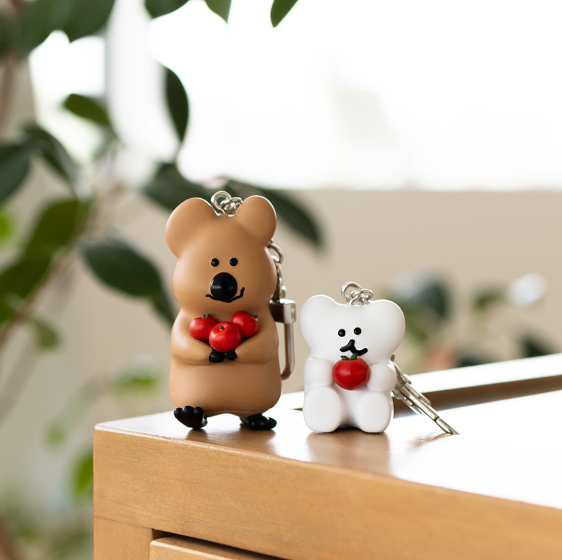 [Dinotaeng] Apple Picking Keychain Quokka / BOBO