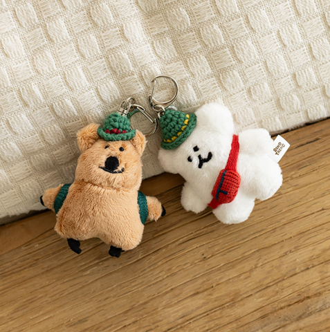 [Dinotaeng] BOBO in the Woods Flat Fur Keychain Quokka / BOBO