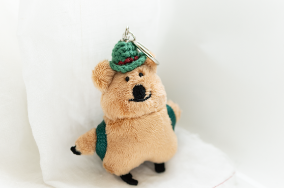 [Dinotaeng] BOBO in the Woods Flat Fur Keychain Quokka / BOBO