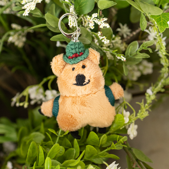 [Dinotaeng] BOBO in the Woods Flat Fur Keychain Quokka / BOBO