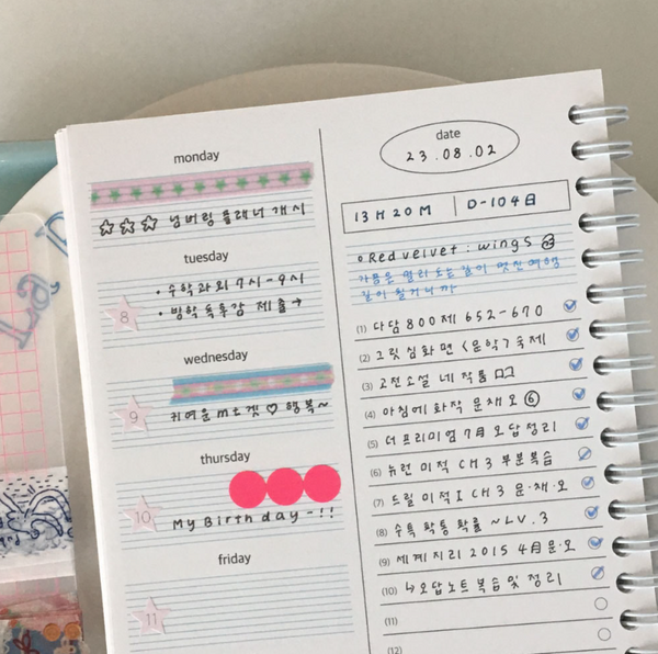[TRUST MY VIBE] Numbering 6 Month Planner (Spring)