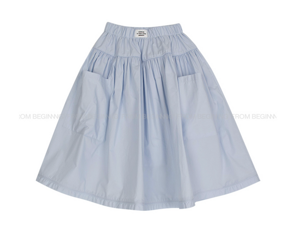 [FROM BEGINNING] Label Banding Midi Skirt