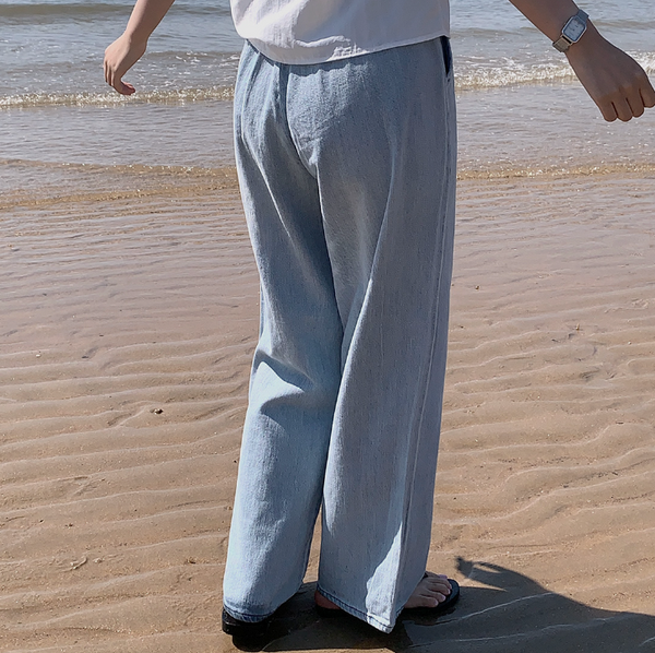 [CREAM CHEESE] [MADE] Summer Denim Wide Pants