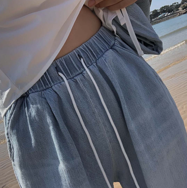 [CREAM CHEESE] [MADE] Summer Denim Wide Pants