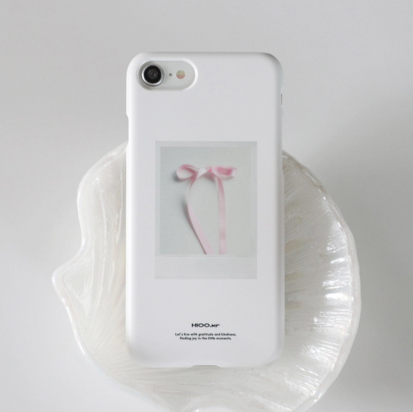 [hioo.kr] Summer Diary Ribbon Matte Phone Case