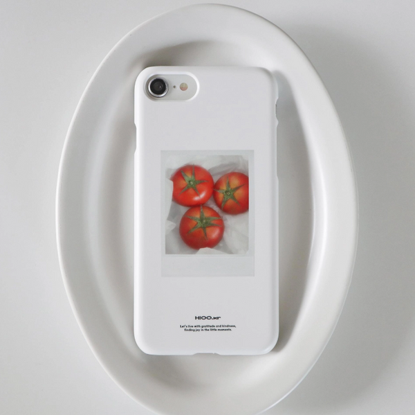 [hioo.kr] Summer Diary Tomato Matte Phone Case