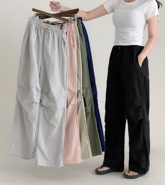 [SLOWAND] # SLOWMADE Cool Summer Washer Wide Pants