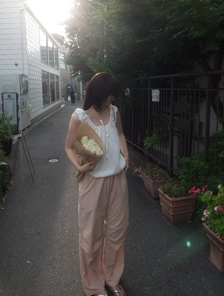 [SLOWAND] # SLOWMADE Cool Summer Washer Wide Pants